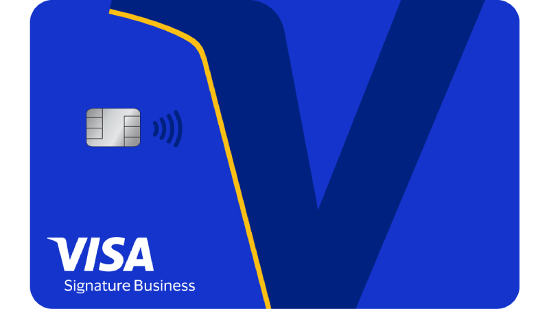 Visa Signature Business card